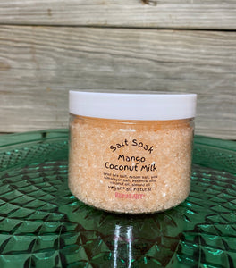 Mango Coconut Milk Salt Soak